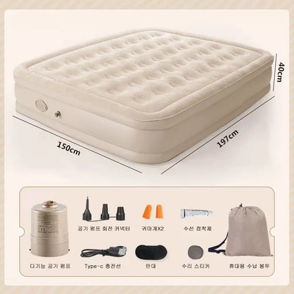 Inflatable Air Mattress Portable Comfort for Camping