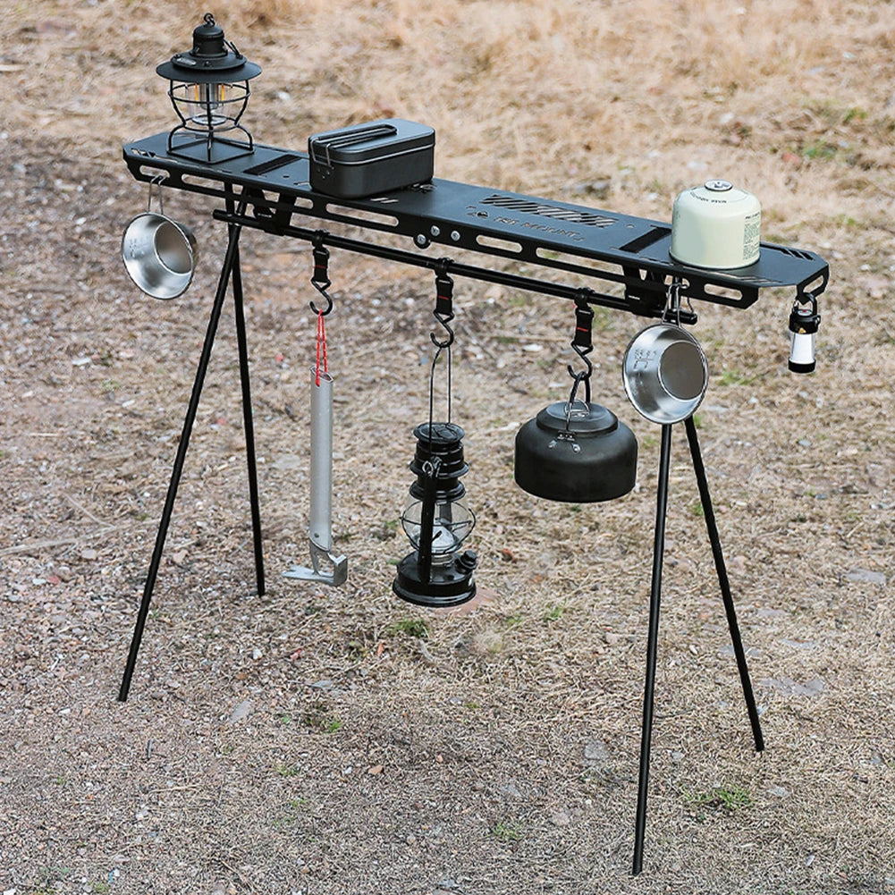 Camping Hanging Rack Foldable Cookware Organizer