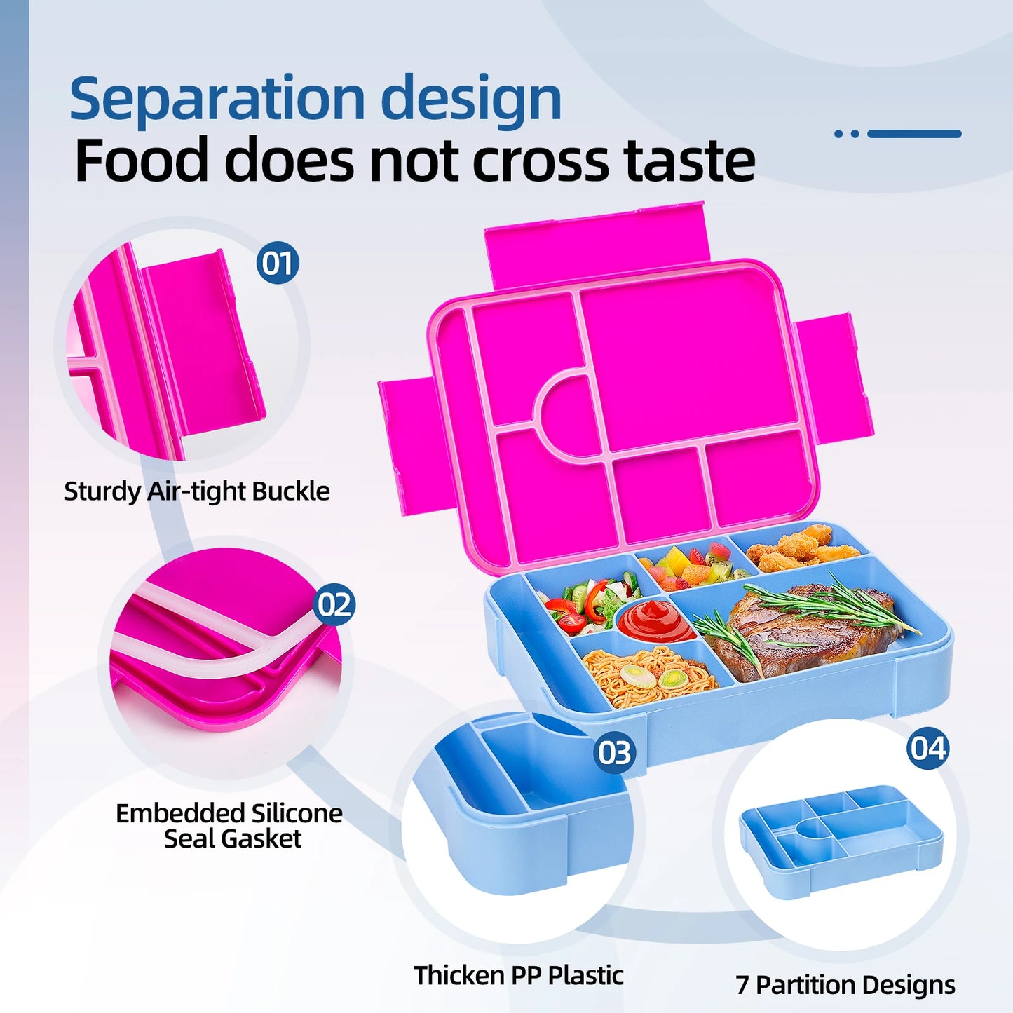Kids Lunch Box – Leakproof & Microwave Safe Bento Box