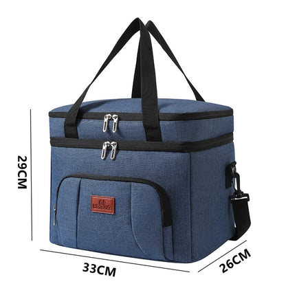 Insulated Lunch Bag Large Capacity Keeps Food Fresh