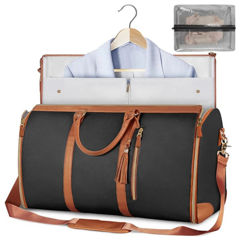 PU Folding Travel Bag – Large Capacity & Multi-Function