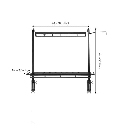 Camping Storage Shelf Lightweight Table Organizer