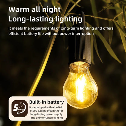 Rechargeable Solar LED Camping Lamp Waterproof & Portable