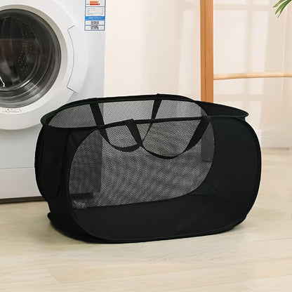Foldable Mesh Laundry Hamper with Handles, Extra-Large