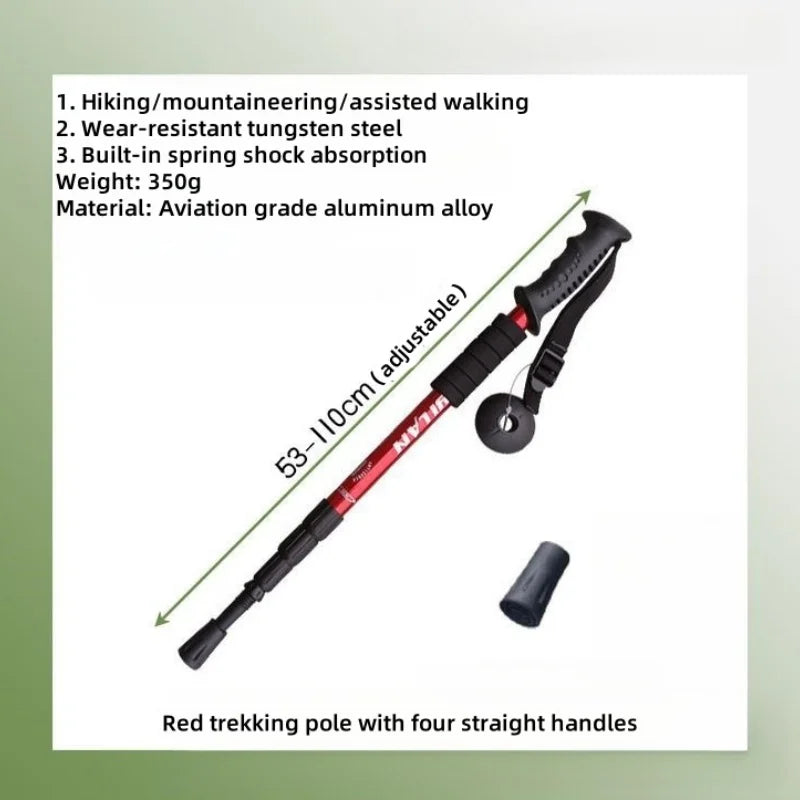 Collapsible Hiking Trekking Poles for Stable Walking