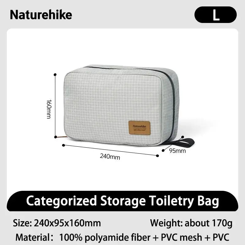 Travel Hanging Toiletry Bag – Waterproof Wet & Dry Storage