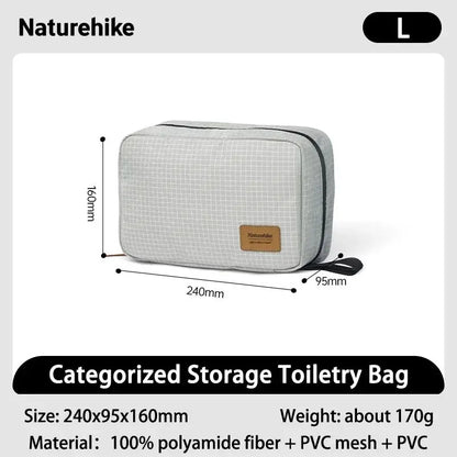Travel Hanging Toiletry Bag – Waterproof Wet & Dry Storage