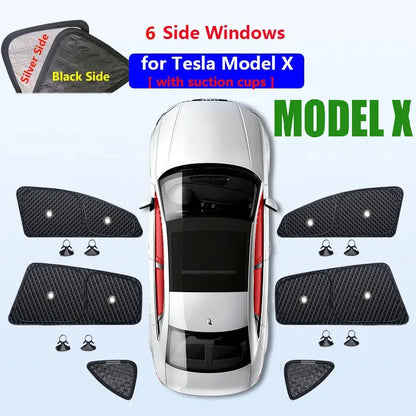 Tesla Window Sunshade – UV Protection for Front & Rear
