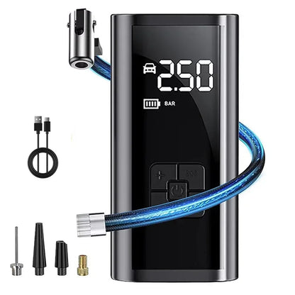 Wireless Car Air Pump – Fast & Portable Tire Inflator