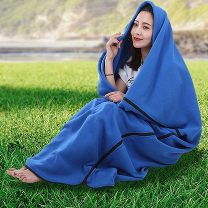 Portable Sleeping Bag Liner Microfiber Fleece Warm