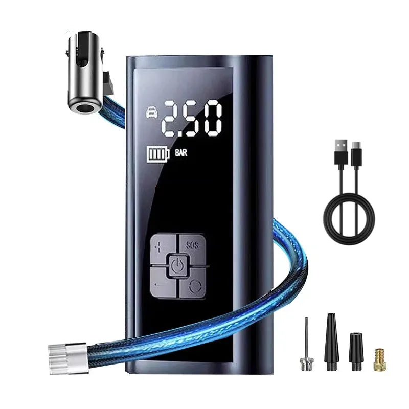 Wireless Car Air Pump – Fast & Portable Tire Inflator