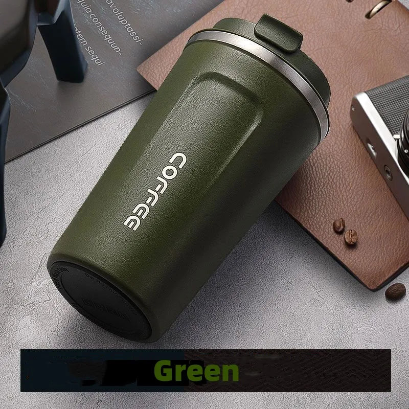 Stainless Steel Travel Mug Leak-Proof Thermal Cup