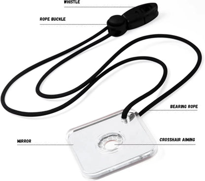 Survival Signal Mirror for Hiking & Emergencies