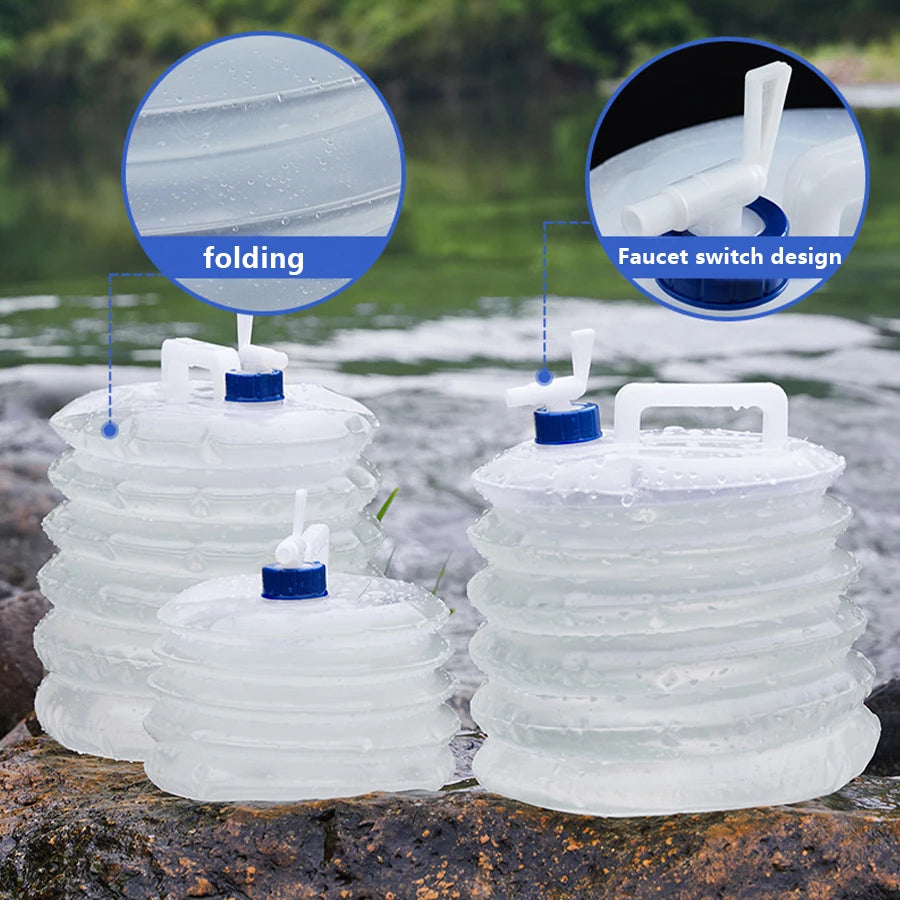 Collapsible Water Container Portable Foldable Leakproof