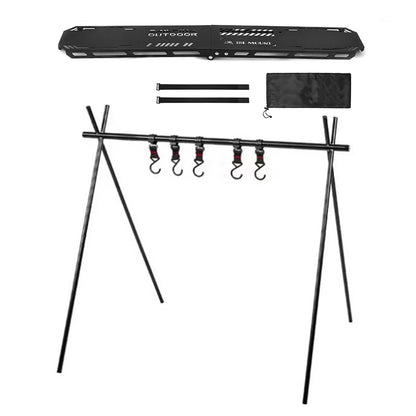 Camping Hanging Rack Foldable Cookware Organizer