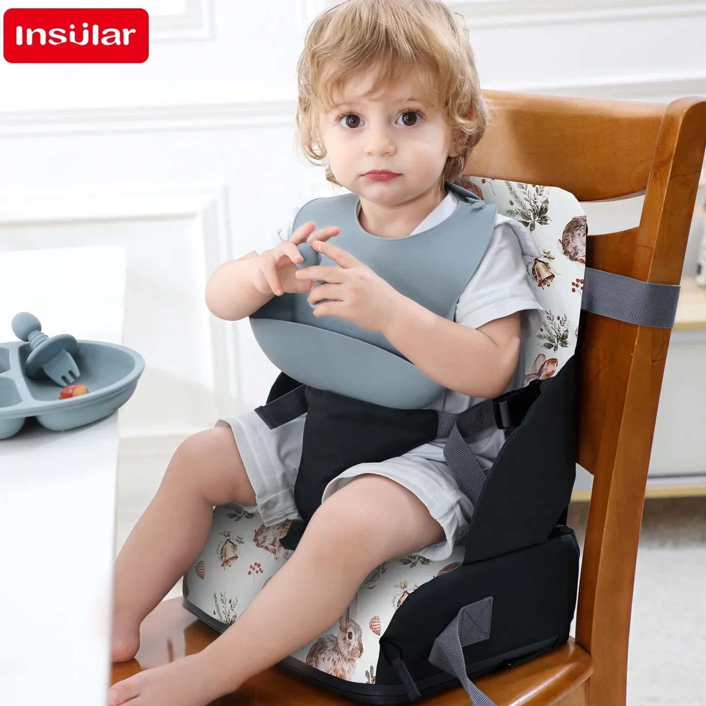 Kids Booster Seat Cushion – Portable & Anti-Slip Comfort