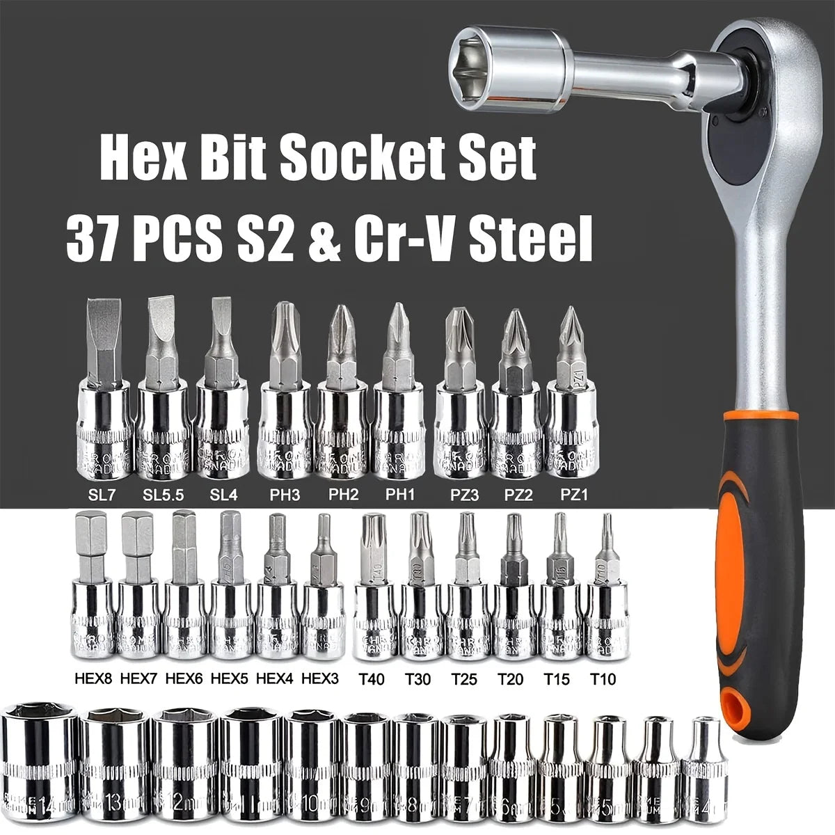 46PCS Car Repair Tool Kit for Roadside Emergencies