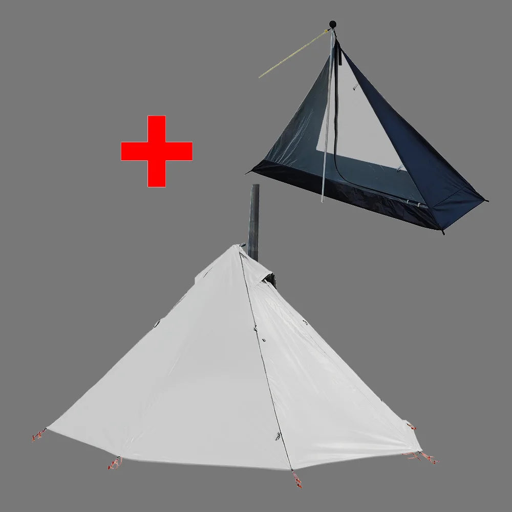 Hot Tent with Stove Jack Ultralight 1 Person Shelter