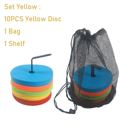 10pcs Agility Training Cones for Speed Drills