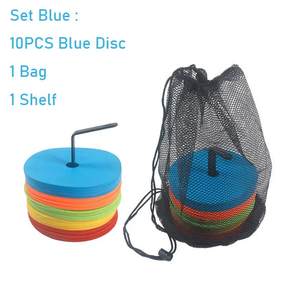 10pcs Agility Training Cones for Speed Drills