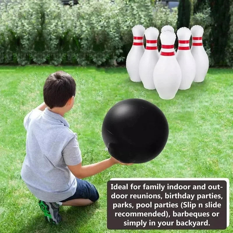 Giant Inflatable Bowling Set – Fun Outdoor Family Game