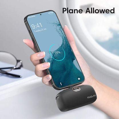 Mini Power Bank 5000mAh Fast Charging Pocket Size