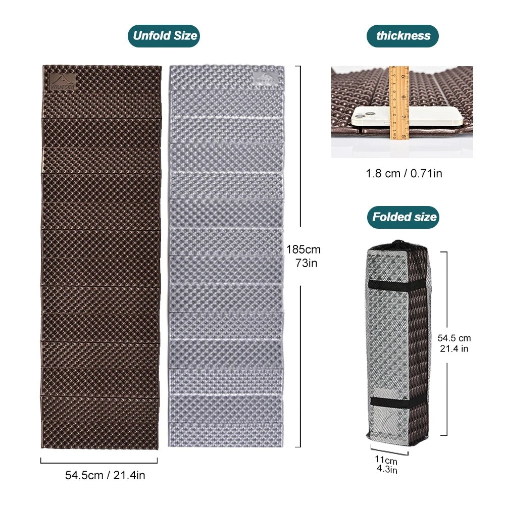 Ultralight Camping Sleeping Pad – Folding Foam Comfort