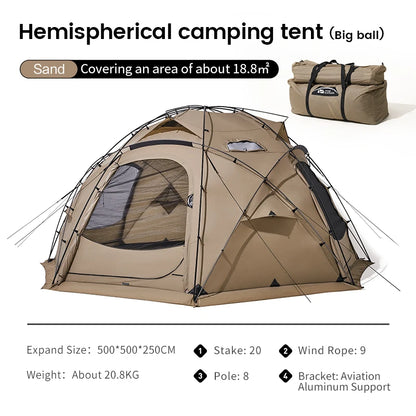 MOBI GARDEN Dome Tent – Waterproof & Windproof Shelter