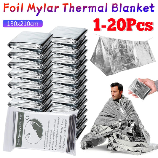 Emergency Mylar Thermal Blanket for Warmth & Survival