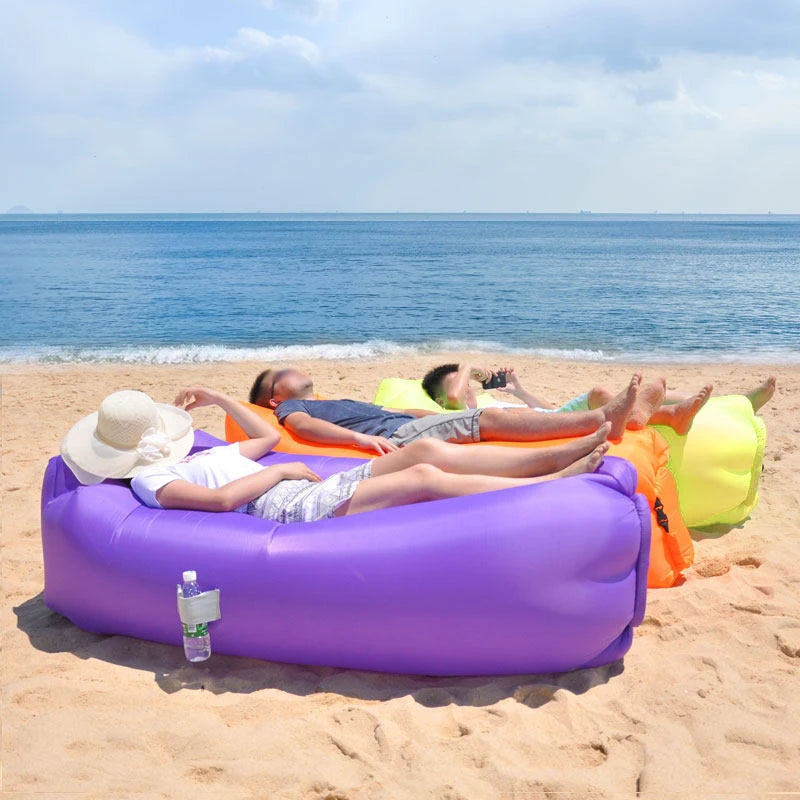 Lazy Inflatable Sofa – Portable Outdoor Comfort