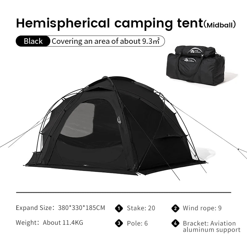 MOBI GARDEN Dome Tent – Waterproof & Windproof Shelter