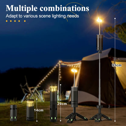Upgraded Camping LED Flashlight – 800LM Multifunction Light