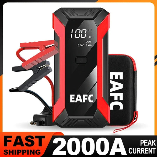 Car Jump Starter Power Bank Emergency Engine Start