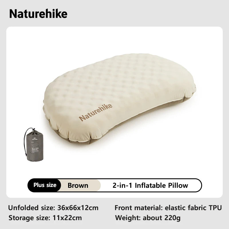 Camping Inflatable Pillow for Neck & Lumbar Support