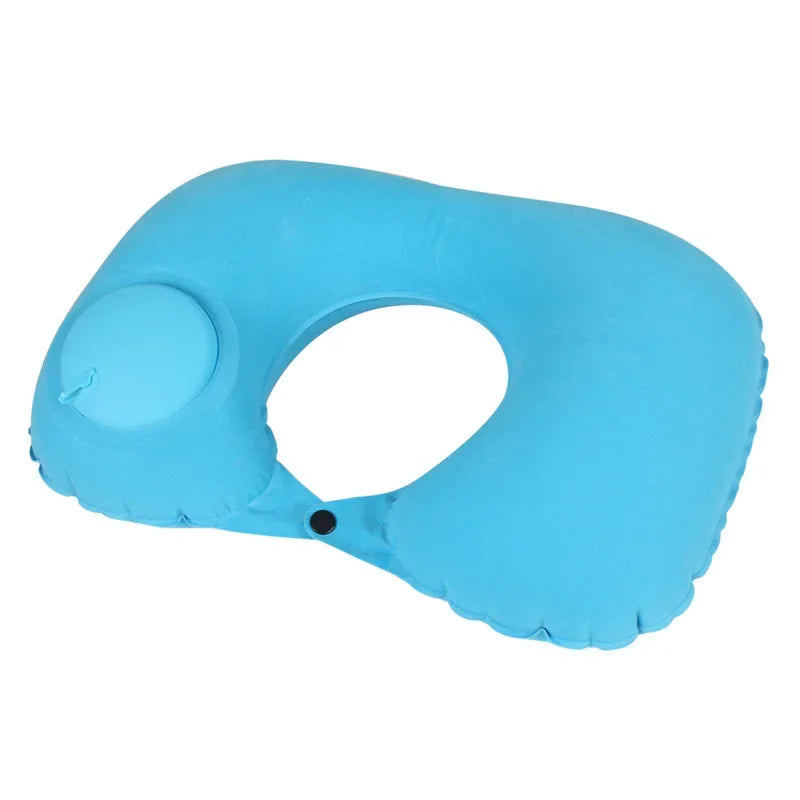 Inflatable Neck Travel Pillow for Comfortable Support