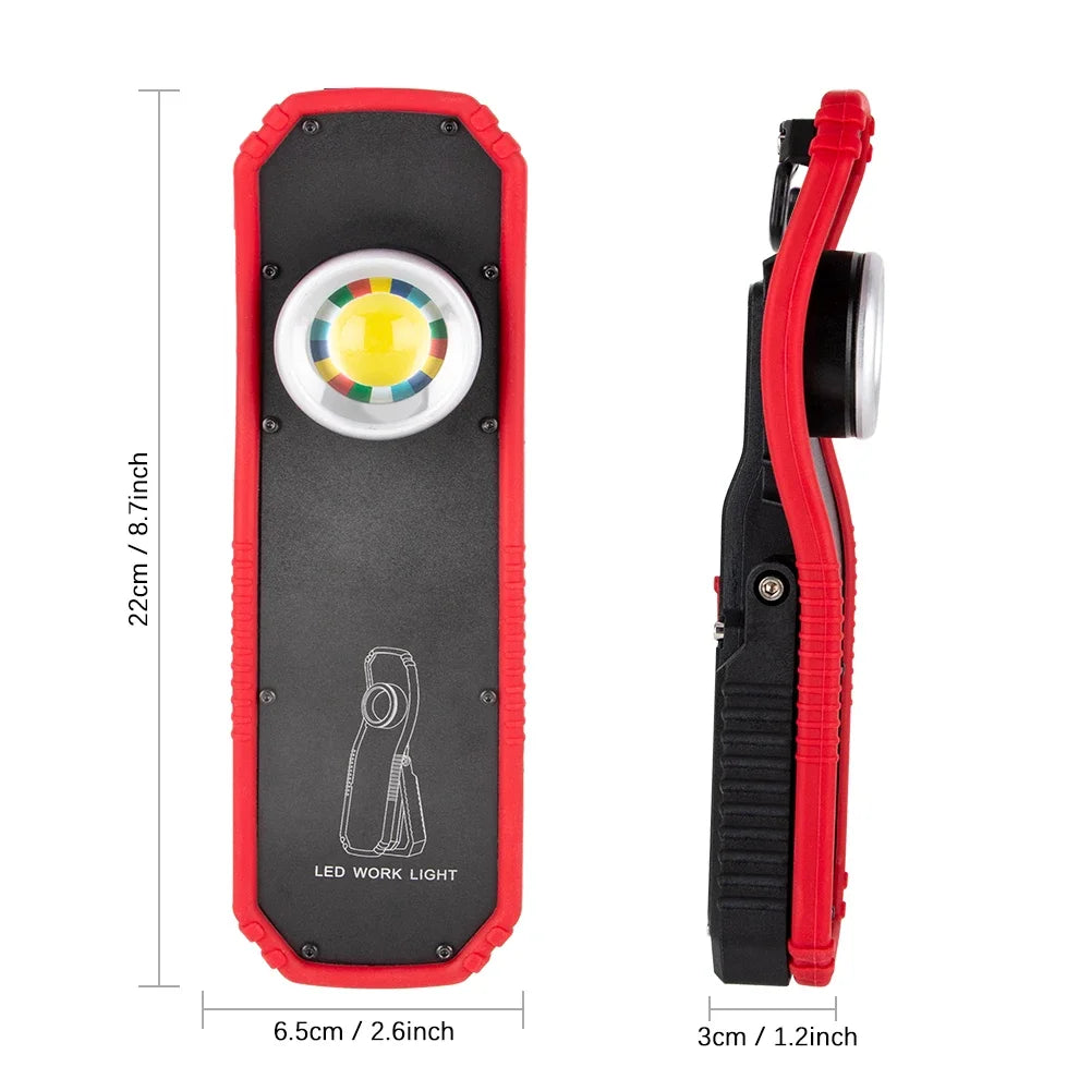 Rechargeable COB LED Work Light with Magnetic Base