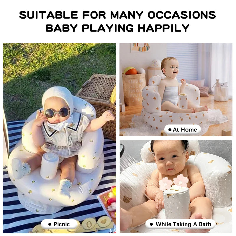 Inflatable Baby Sofa – Portable & Comfortable Seat