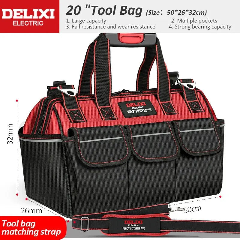 Waterproof Tool Bag with Large Capacity Storage