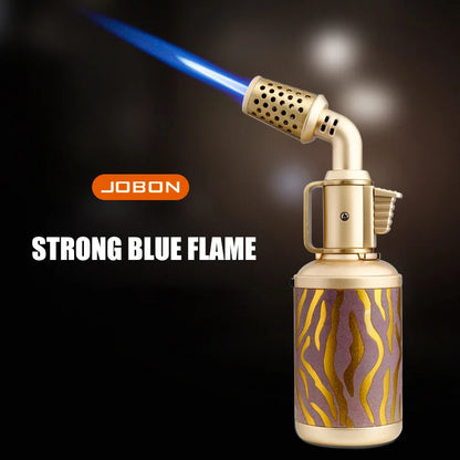 Windproof Cigar Lighter with Locking Blue Flame