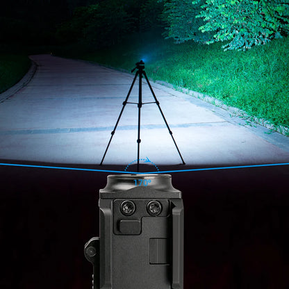 Mini LED Flashlight 800 Lumens – USB Rechargeable Tactical Light