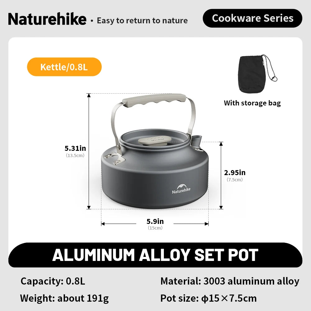 Camping Cookware Kit for Compact Outdoor Cooking