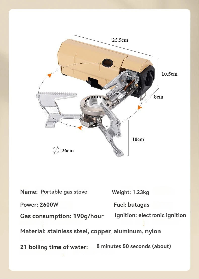Portable Camping Gas Stove for Outdoor Cooking