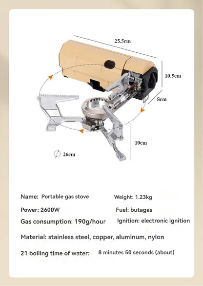 Portable Camping Gas Stove for Outdoor Cooking