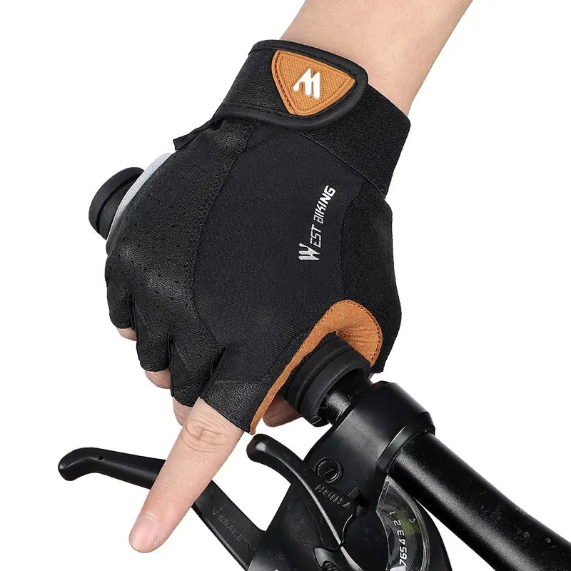 Half Finger Cycling Gloves for Men & Women – Shock Absorbing Comfort