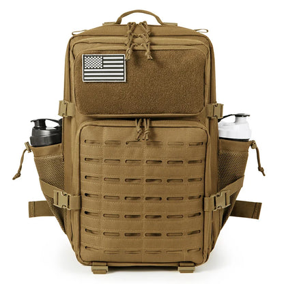 45L Tactical Hiking Backpack Durable MOLLE Storage