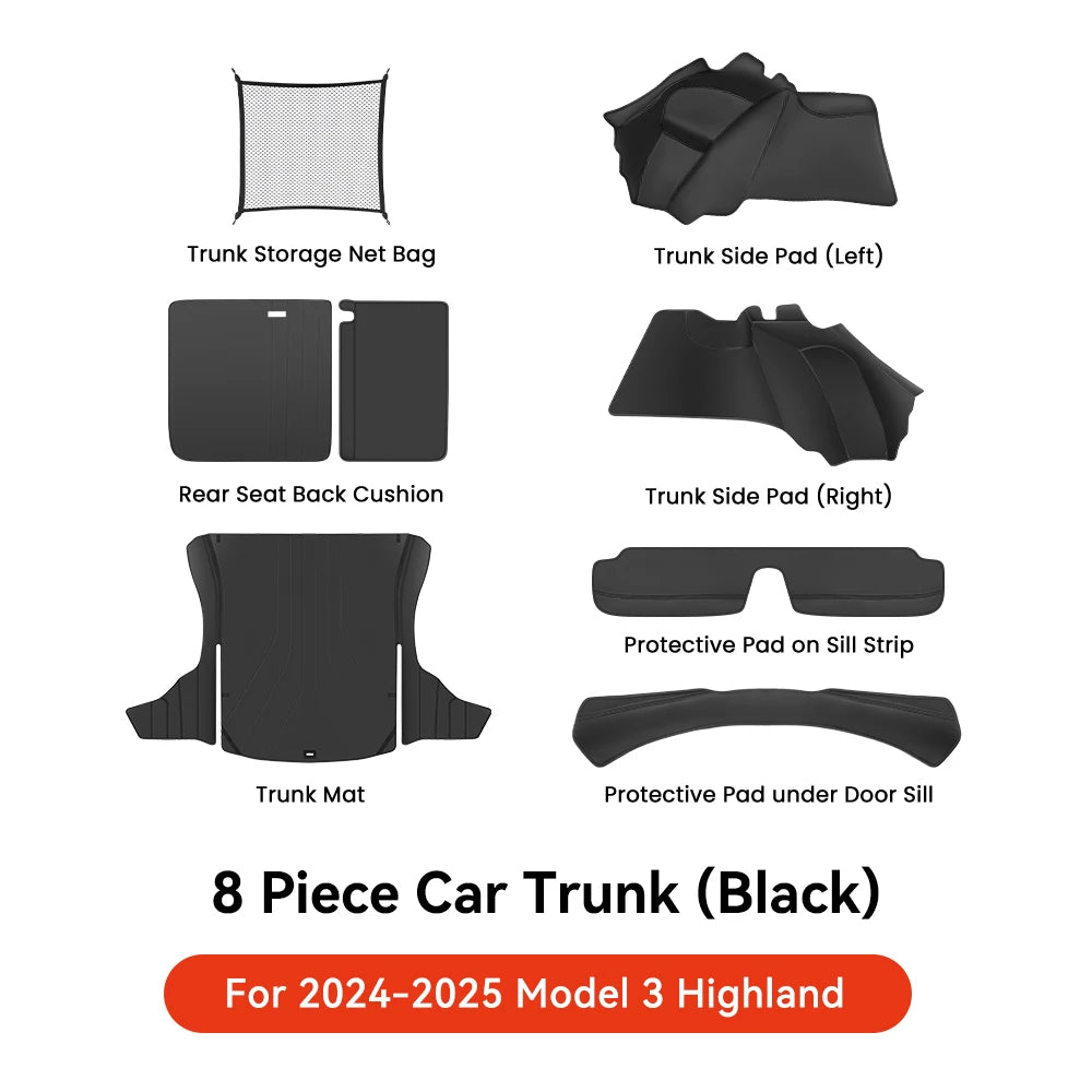 Tesla Model Y Trunk Mat – Waterproof Full Protection