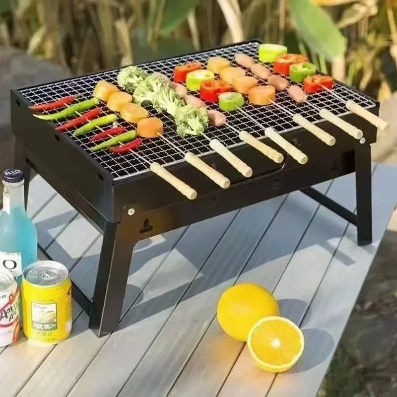 Portable Charcoal BBQ Grill – Compact Outdoor Cooking