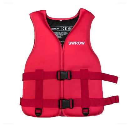 Outdoor Life Jacket with Whistle Adjustable Fit