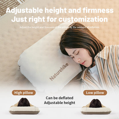Ultralight Inflatable Camping Pillow Adjustable Comfort