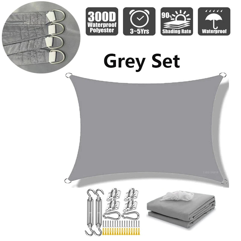 Sun Shade Sail Waterproof Canopy for Outdoor Cooling